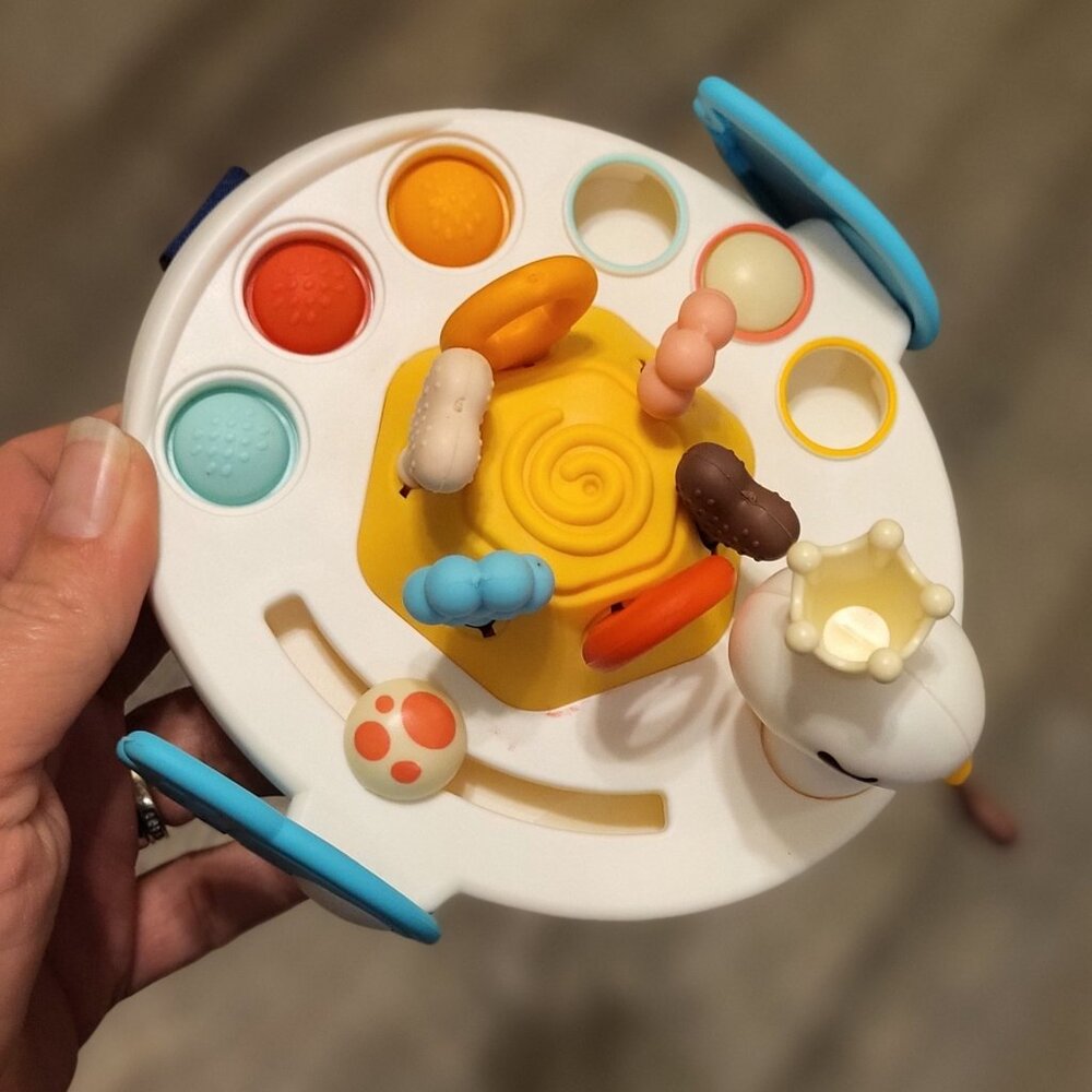 Montessori Toys Baby Sensory Swan Shaped Pull String Activity For Toddlers